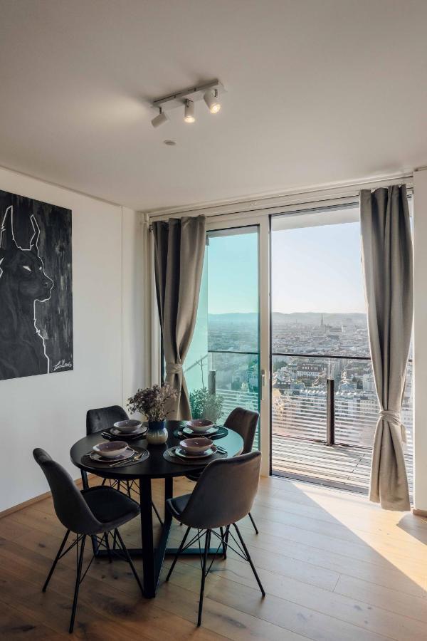 Design Apartment With Amazing View Over Vienna 2 Exterior foto